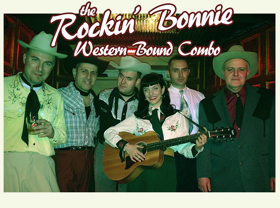 Rockin Bonnie Western Bound Combo Rockabilly Country Western Swing IMAGE